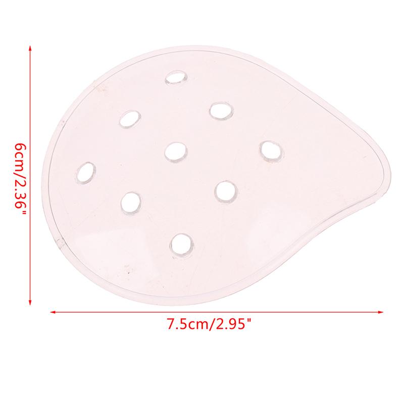 1шт пластиковый прозрачный пластиковый щиток для ухода за глазами с 9 отверстиями, необходимыми после операции