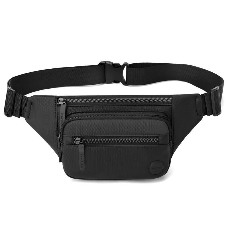 Water-repellent Men's Waist Bag Outdoor Sports Shoulder Crossbody Bag Chest Bag