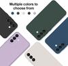 Модный чехол для телефона из жидкого силикона для Samsung Galaxy A57/A37/A17/A07/A56/A36/A26/16/A06/A05S/A05, Ударопрочная подкладка из микрофибры