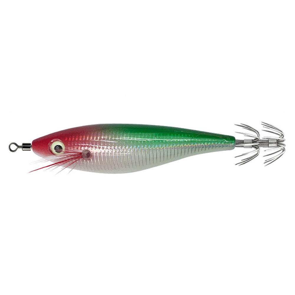 10g/10cm Squid Jig Baits Double Hook Glow In The Dark Octopus Bait Fishing Tackles Luminous Squid Jig Hooks Fishing Accessories