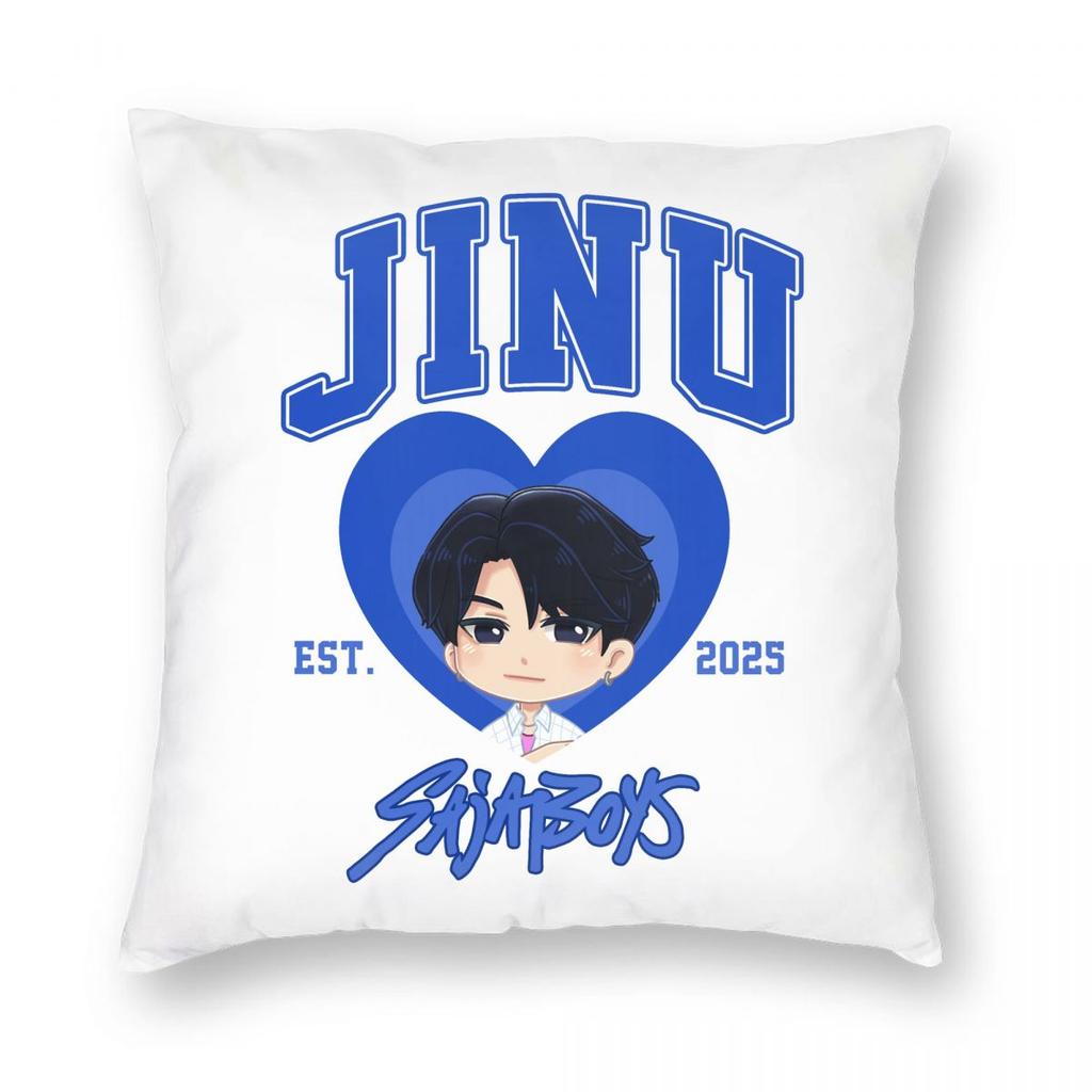 Kpop Охотники на демонов Saja Boys Наволочка Принт Полиэстер Наволочка-подушка Подарок Наволочка для подушки Домашний Квадратный 40X40 см