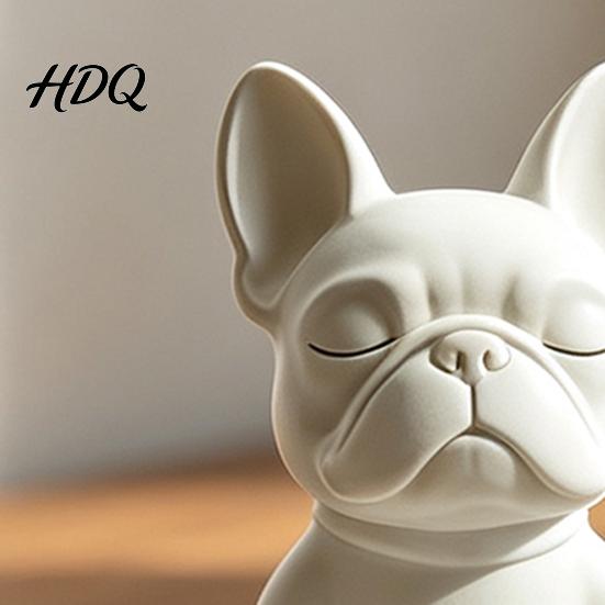 Подставка для очков 3D-печать Бульдог Подставка для очков Креативная Собака-медитатор Устойчивая Персонализированное украшение для стола Настольное украшение для очков