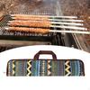 Barbecue Fork Storage Bag BBQ Skewers Pouch Ethnic Grill Skewer Organizer Tool for