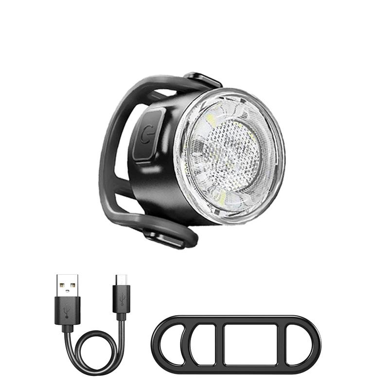 USB Rechargeable Bike Light Mini Warning Taillight LED Waterproof Highlight Riding Taillight Front Rear Bicycle Lamp Headlights