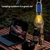 1/2/3Pcs Solar Camping Light 3 Modes Adjustable Waterproof USB Rechargeable Super Bright Outdoor Hiking Tent Hanging Bulb Lamp Emergency Lantern