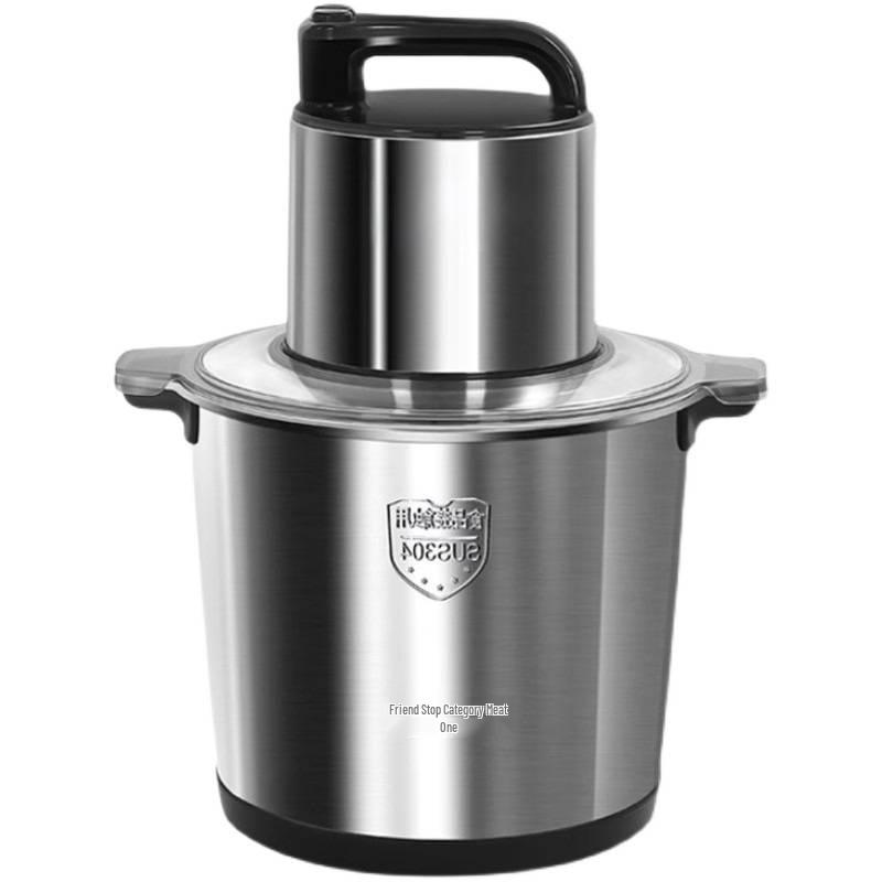 Электрическая мясорубка и измельчитель овощей высокой мощности 1800 Вт: Большая емкость для мясного фарша, чили-соуса и мясной начинки.