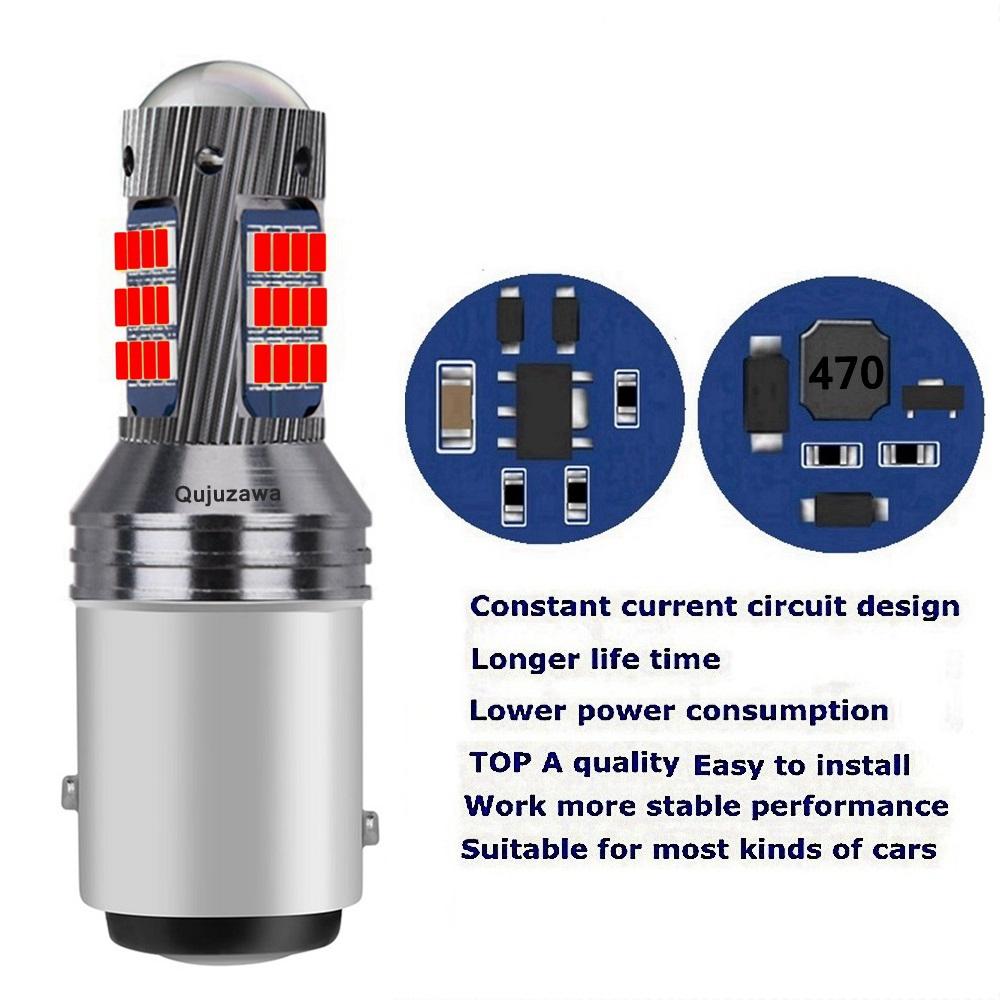 2 шт. Новый 1157 P21/5 Вт BAY15D супер яркий 2016 светодиодный автомобильный задний тормозной фонарь поворотники авто задний противотуманный фонарь дневного света 12 В