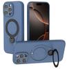 Для iPhone 16 Pro Магнитный чехол Вращающаяся подставка Чехол для телефона из ТПУ и ПК Совместим с MagSafe