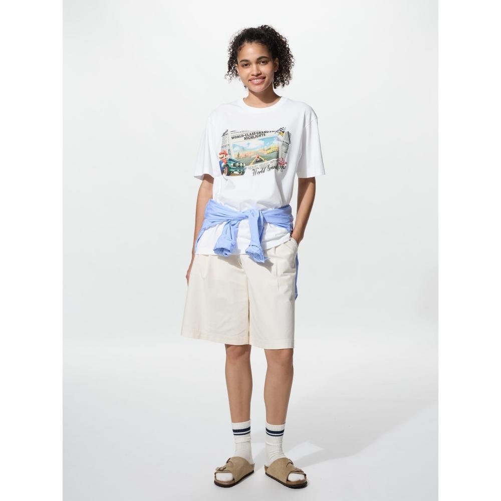 Uniqlo Марио Карт Мир UT Графическая Футболка C