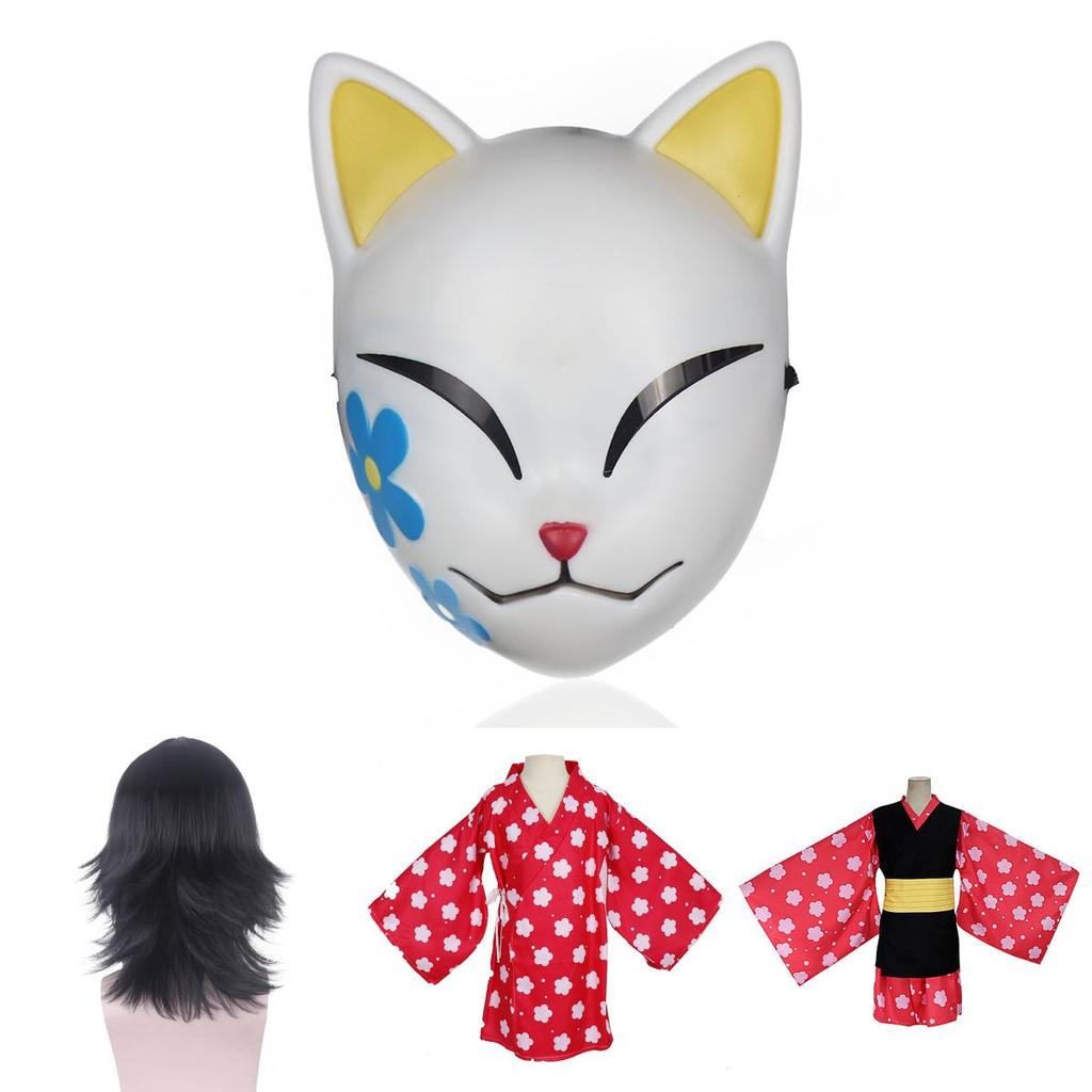 Изысканный костюм для косплея Demon Slayer Kimetsu No Yaiba Макомо для женщин с идеальными швами и дышащей тканью