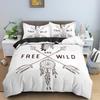 Dreamcatcher Bedding Set Feather Pattern Duvet Cover Comforter Covers Single Twin King Size Quilt Cover With Pillowcase 2/3Pcs