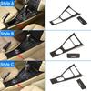 ABS Carbon Fiber Car Center Console Gear Shift Panel Frame Cover Trim For BMW 3 Series E90 E92 E93 2005-2012 LHD Car Accessories