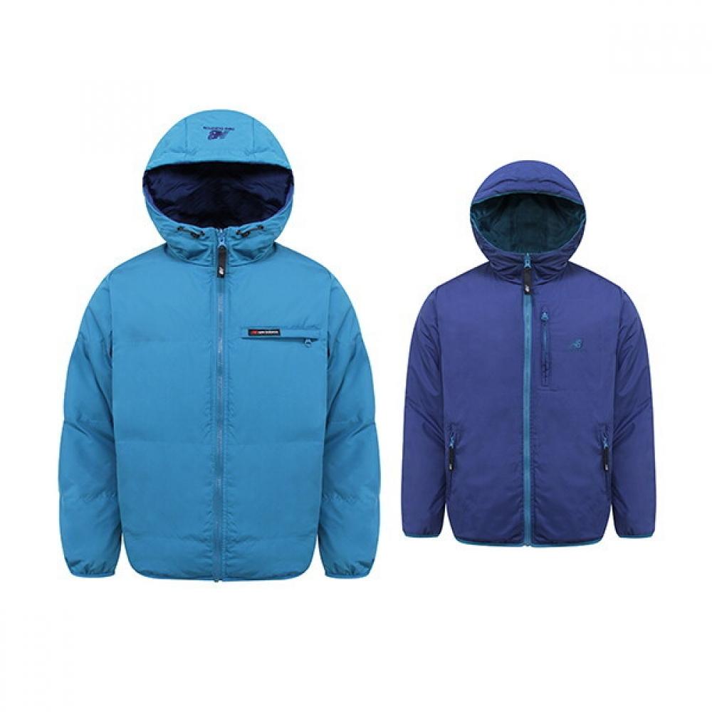 New Balance Новый двухсторонний пуховый джемпер Val Green Blue Nbnpb48013 40