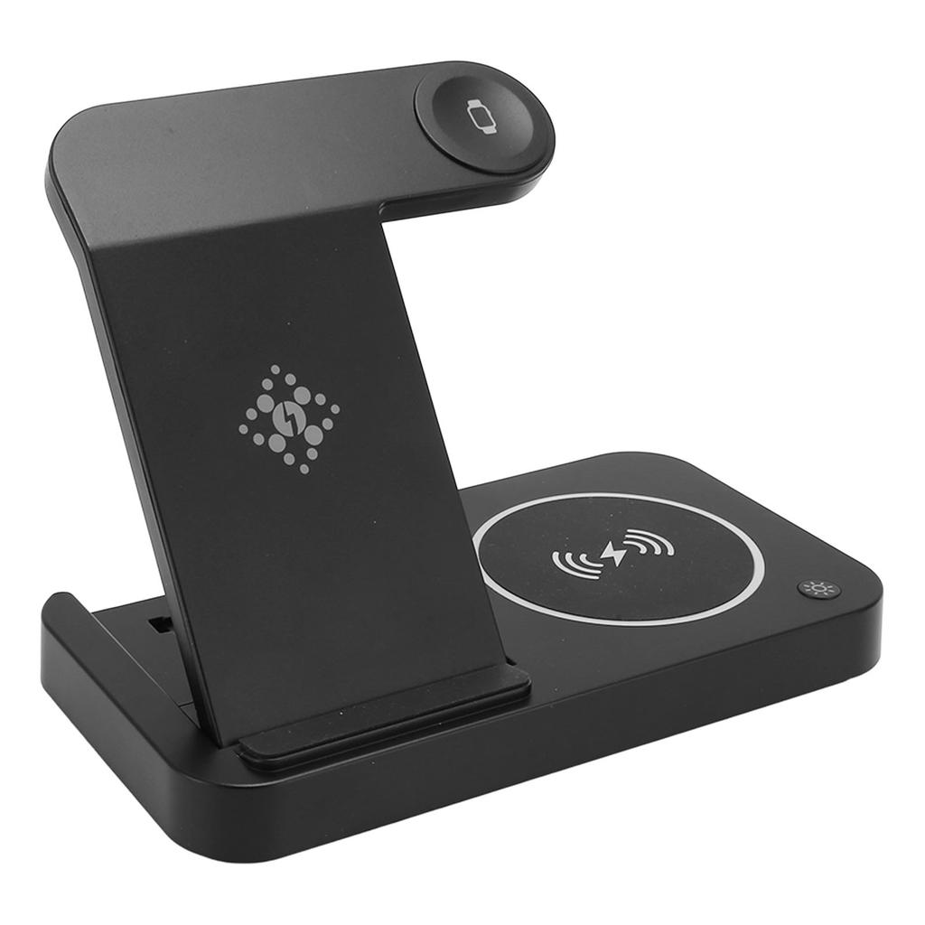 4 In 1 Wireless Charger with Foldable Stand Multifunctional Charging Station for Phone Headphone