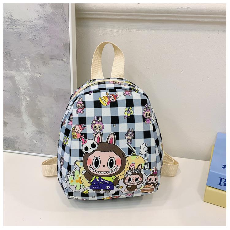 Labubu School Bag New Bag Cute Cartoon Small School Bag Casual Trend Versatile Backpack