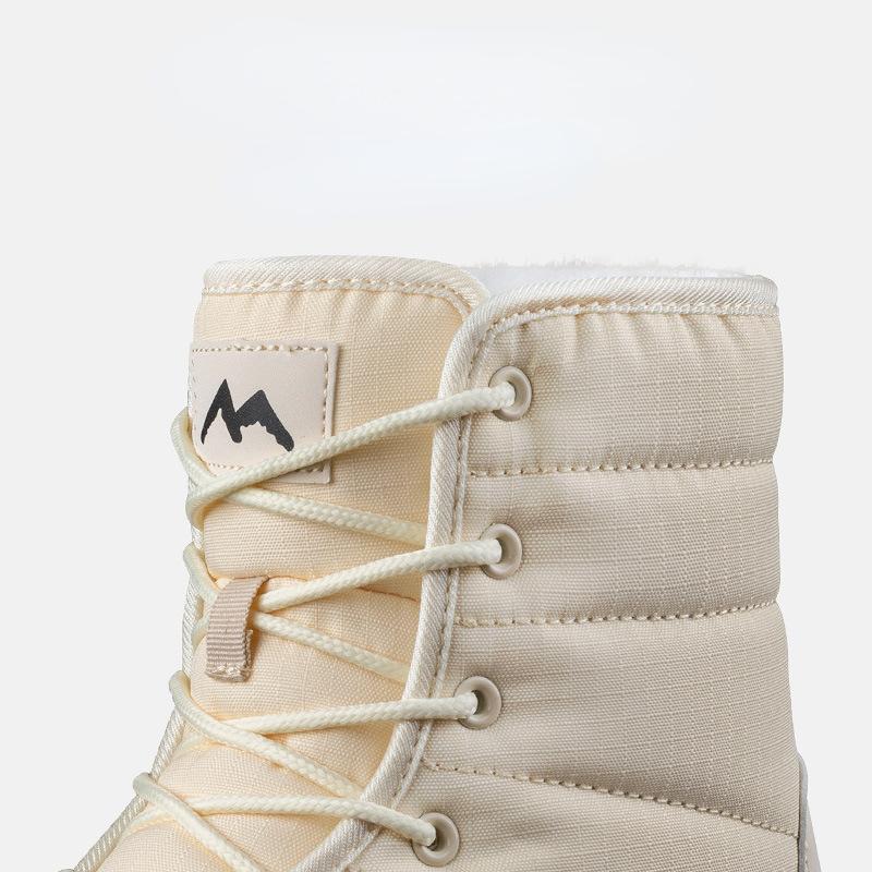 Зимние утепленные высокие женские нескользящие теплые зимние ботинки плюс короткая повседневная хлопковая обувь