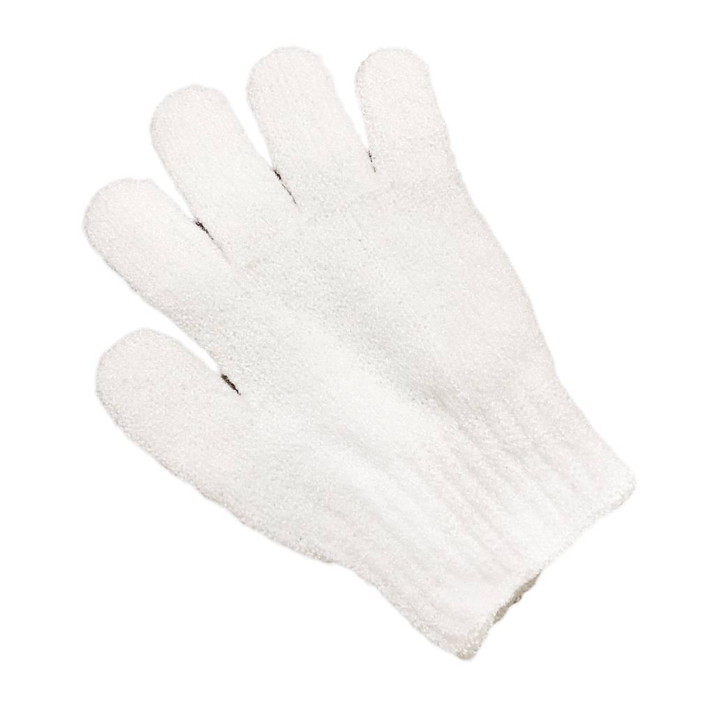 Перчатка для ванны Душ Ручная Растирание Рук Отшелушивающие Перчатки Массаж Эластичные Нескользящие Спина Рука Женщины Мужчины Мочалка Портативная