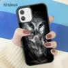 Животное Глаза Совы Мягкий Чехол-Бампер Для iPhone 17 Air 16 15 14 plus 11 12 13 pro max coque Оболочка Fundas