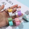 Binder Tools Cartoon Cute Stapler Paper Clips Push Clip Mini Stapler Document Binding Hoops