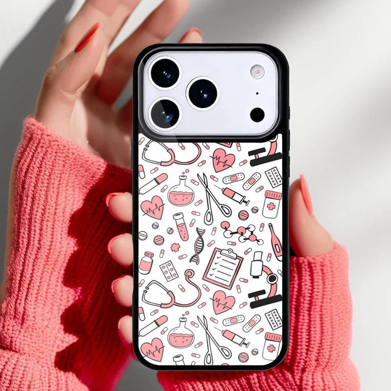 Чехол для телефона 'Медицина Медсестра Врач Стоматолог' для iPhone 17 Air 16e 15 14 13 Pro Max Задняя крышка для 12 11 Pro Coque