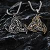 European & American Retro Viking Celtic Knot Titanium Steel Necklace