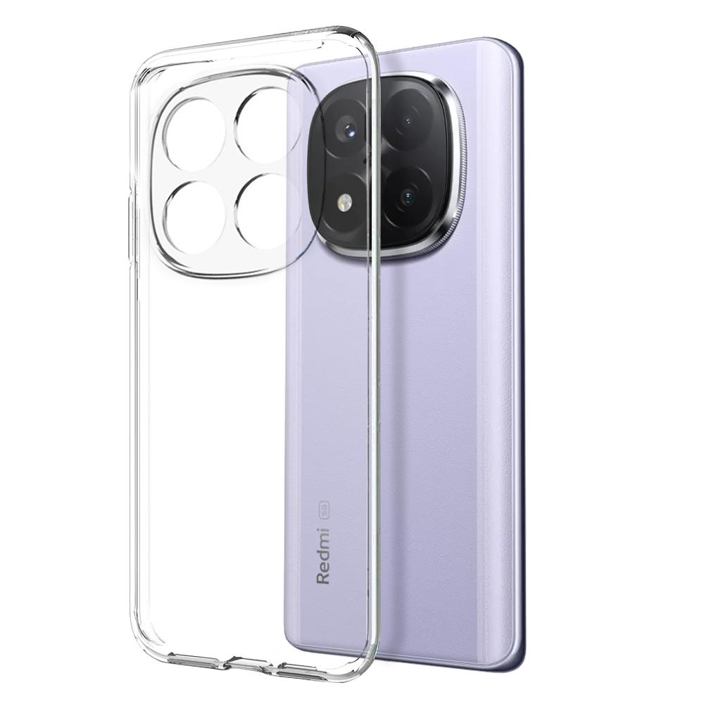 NORTHJO For Xiaomi Redmi Note 14 Pro+ 5G Phone Case Drop-Proof TPU Cover with 3D Curved Tempered Glass Film