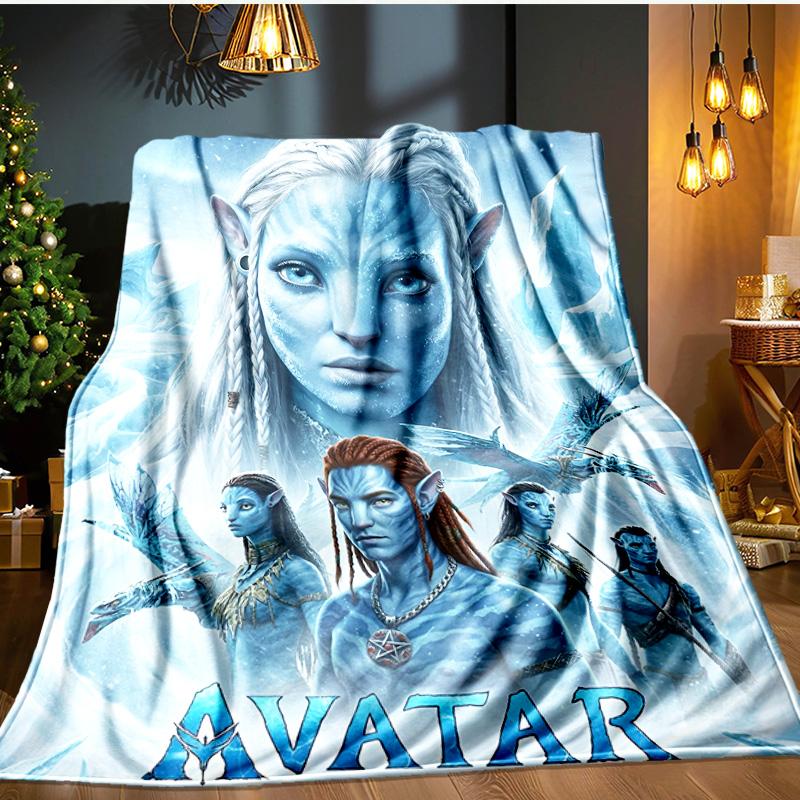 Fantasy Alien World Blanket Flannel Throw for Sofa, Indoor, Camping, Living Room, Office, Chair, And Bed Soft Birthday Gift