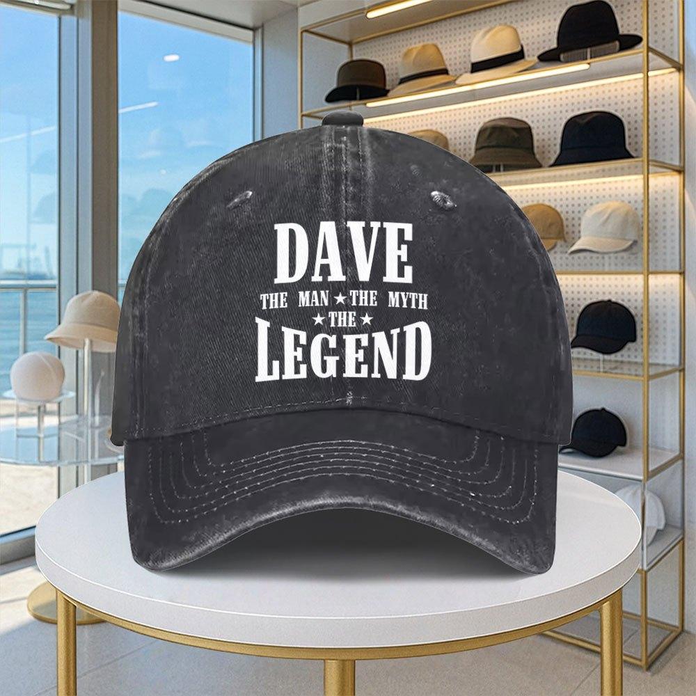 DaveS Iconic Baseball Cap a Stylish Unisex Retro Hat with Adjustable Fit Perfect for Outdoor Activities And Everyday Casual O