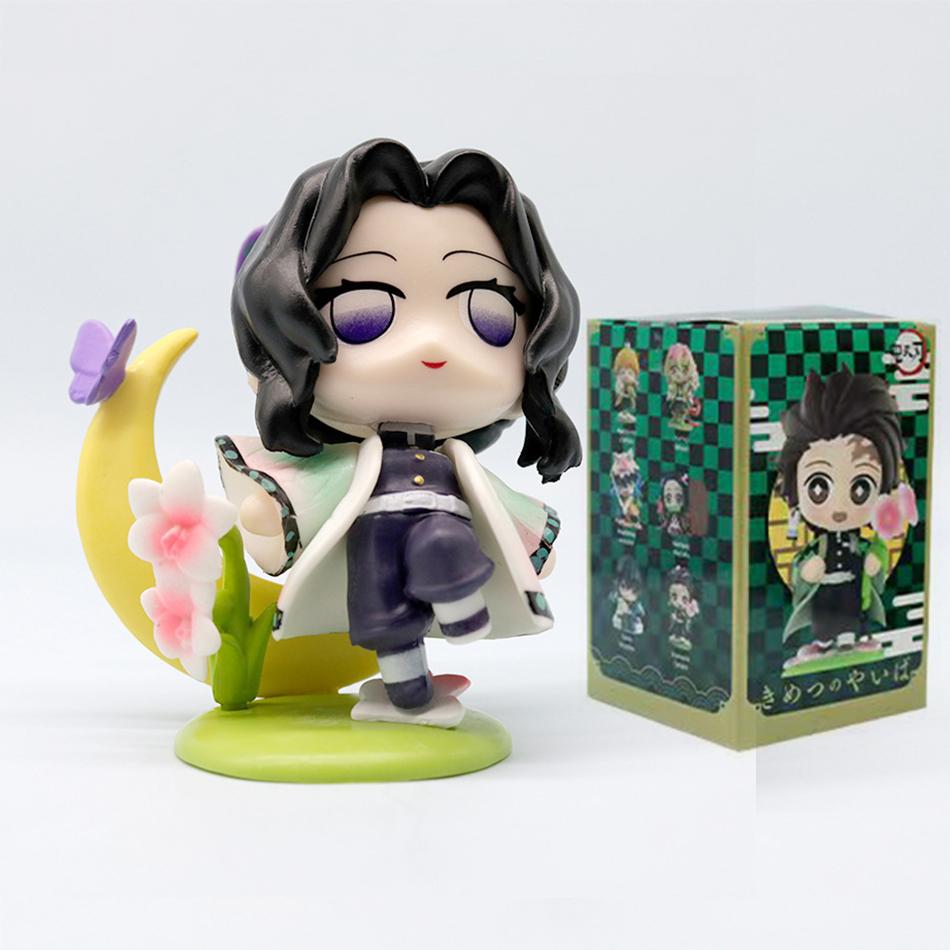 Demon Slayer Tanjiro Kamado Nezuko anime cartoon figure blind box creative personalized statue model ornament surprise gift box