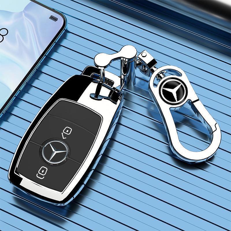 Чехол для ключа Mercedes GLA200: Премиальная защитная оболочка для мужчин и женщин для 24 моделей с полным комплектом на две кнопки.