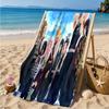 Demon Anime Group Beach Towel Microfiber Beach Towel, Lightweight and Quick-Dry, for Summer Travel, Swimming Pool Fan Birthday Gift