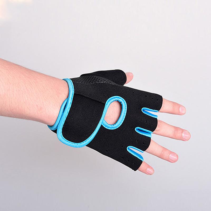 Custom Logo Weightlifting Half-Finger Breathable Non-Slip Water Resistant Unisex Gym Gloves for Workout and Sports