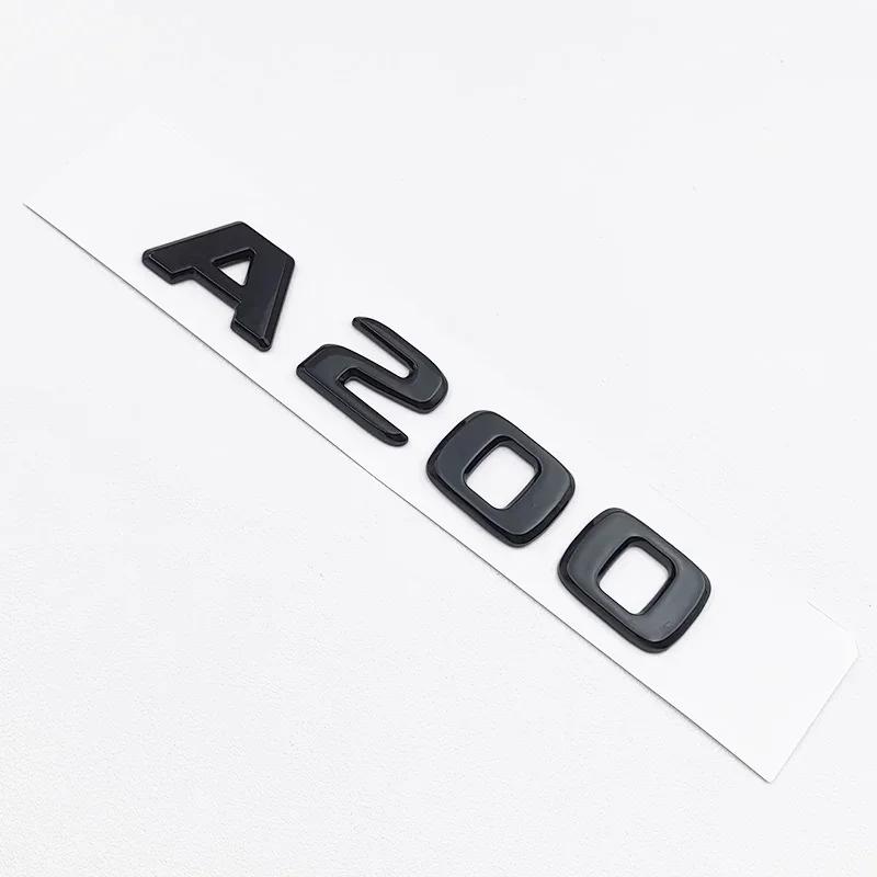 3D ABS Black A35 A45 A160 A180 A200 A250 Logo Letters 4MATIC Badge Car Rear Star Sticker AMG Emblem For Mercedes Benz W176 W177 Y7