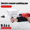 Electric Cement Grouting Machine Hand-Held Cement Mortar Caulking Guns Automatic Mortar Grout Tool Filling Guns With Nozzle