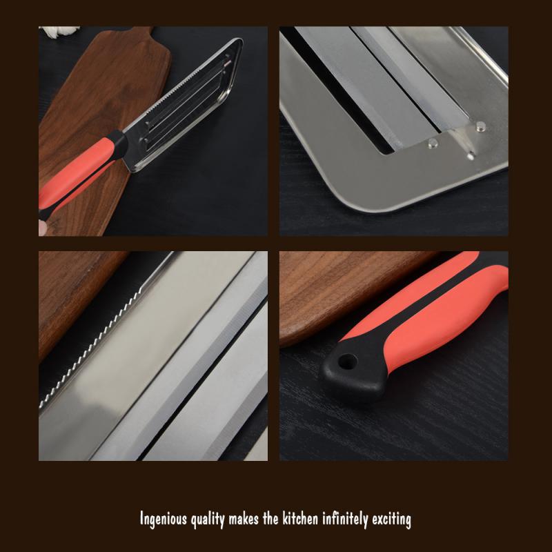 Cabbage Slicer Onion Slicer Knife Double Slice Blade Vegetable Slicer Slicing Kitchen Knife Fish Scale Cleaner Knive