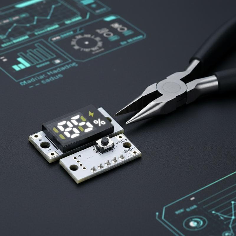 High Precision Digital Battery Meter 1S 2S 3S 4S Mini Voltage Tester Module Efficient Level Indicator for Solar Project