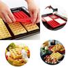 Silicone Waffle Muffin Mold Cake Mold DIY Baking Tools 4 Squares Love Waffle Cakes