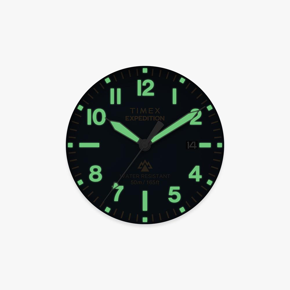 TIMEX Часы Expedition Capstone Коричневая Кожа 39мм TW2Y30600