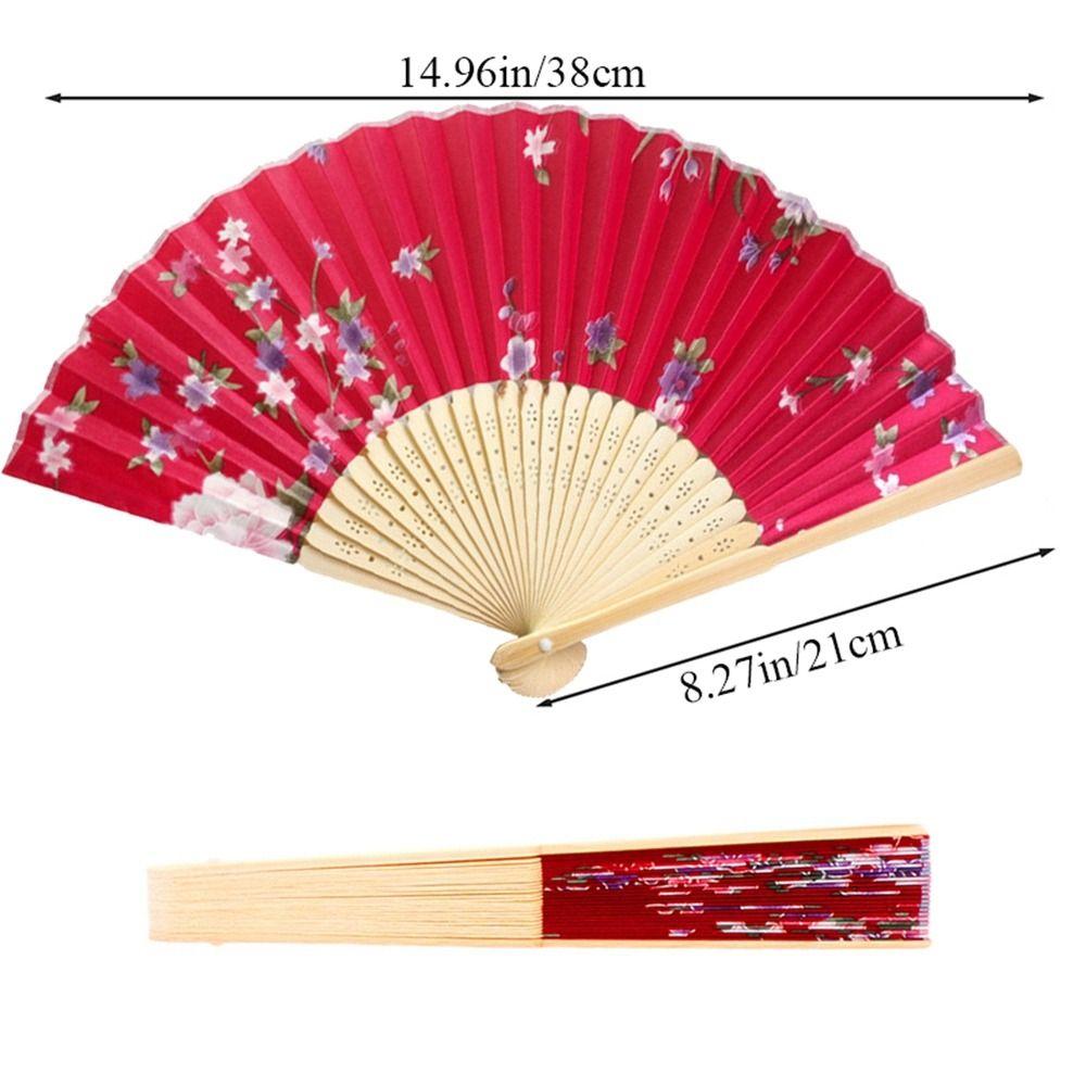 Bamboo Vintage Home Decoration Photography Prop Hand Held Folding Fan Wedding Gifts Ornament Fan