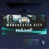 Custom Name,Manchester City Mouse Pad, Large Gaming Desk Mat, Non-slip XXL Mousepad for Laptop & Tablet, Mini PC Playmat with Stitched Edges