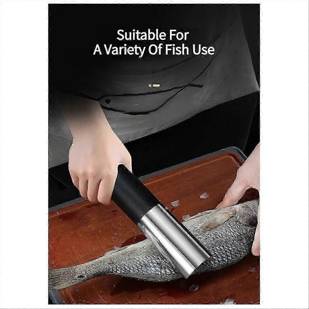 Wireless Portable Electric Fish Scaler USB Charging Fish Scale,B