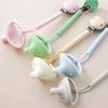 Baby Pacifier Clip Dummy Soother Holder Pacifier Chain Silicone Child Nipple Clips Baby Teething Toy Chewing Gift