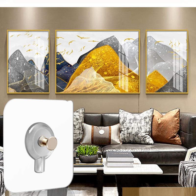 Новый 5 шт., прочный клейкий крючок для ногтей из ПВХ, настенный плакат, декоративные картины, бесшовные водонепроницаемые прочные прозрачные крючки для кухни и ванной комнаты, вешалка