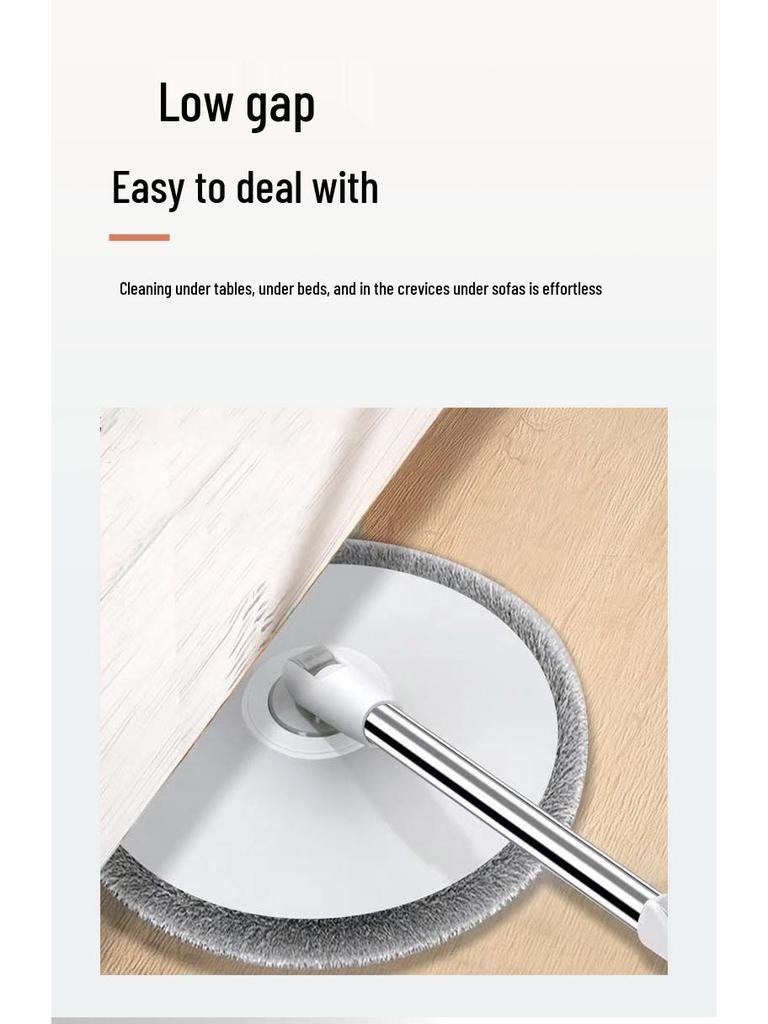 Ленивая швабра с отжимом и разделением воды и грязи - Плоская швабра без рук