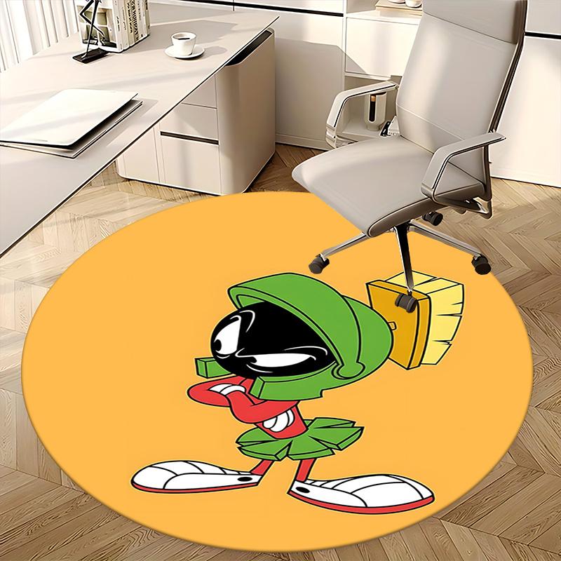 Marvin the Martian Chair Mat - Round Carpet for Home Decor, Office, Living Room, Bedroom, Gift Idea0263b