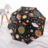 1pc Space Planets Automatic Open/Close Umbrella, Windproof, Folding Compact Umbrella with Lightweight Design for Women/Men067