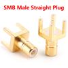 5 /20/100PCS SMB Male Plug Connector Solder PCB Mountstraight RF Coaxial Wire Terminals