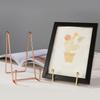 Display Iron Art Stand Photo Display Stand Home Office Items Display Storage Rack Gold Colour