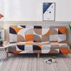 Plaid Elastic Bedspread On The Folding Sofa Bed Covers for Living Room Big Couch Cover Long Chair Without Armrests Slipcovers