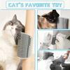 Vogue Rubbing Self-combing Brush Durable Suitable Wall Corner Pet Grooming Brush Cat Scratching Device Cat Massage Brush Space-saving Design